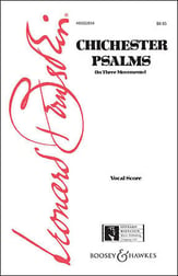 Chichester Psalms SATB Choral Score cover